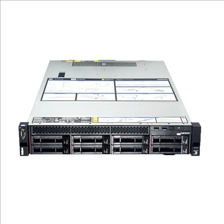 SR650V2 Server High Performance Xeon Processor 1U Rack Server 800W Power Supply Supports 64GB Memory 2TB Hard Drive