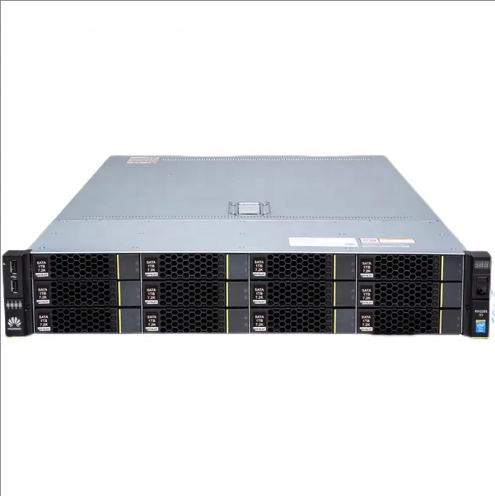 HuaWei FusionServer 2288HV6 2U แร็คเซิร์ฟเวอร์โฮสต์สําหรับฐานข้อมูล Deep Learning Virtualization Server 2288H V6